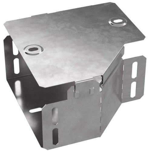 Переходник левый для лотка с крышкой Промрукав Стандарт 150х100х80 фото Переходник левый для лотка с крышкой Промрукав Стандарт 150х100х80 картинка